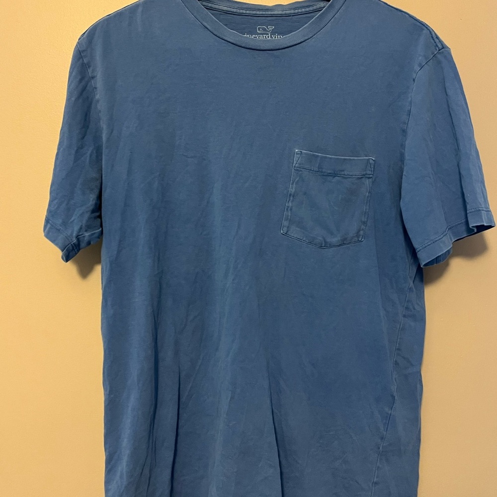 Men's Blue Crew Neck Vineyard Vines T-Shirt